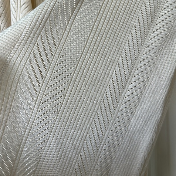 Emaline Cream Knit Cardigan Size M - Picture 6 of 7